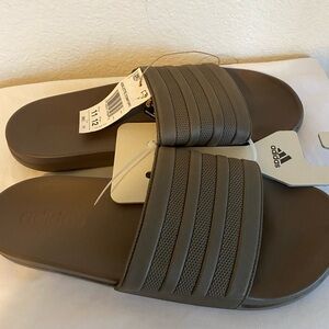 adidas Men's Slide Sandals in Brown